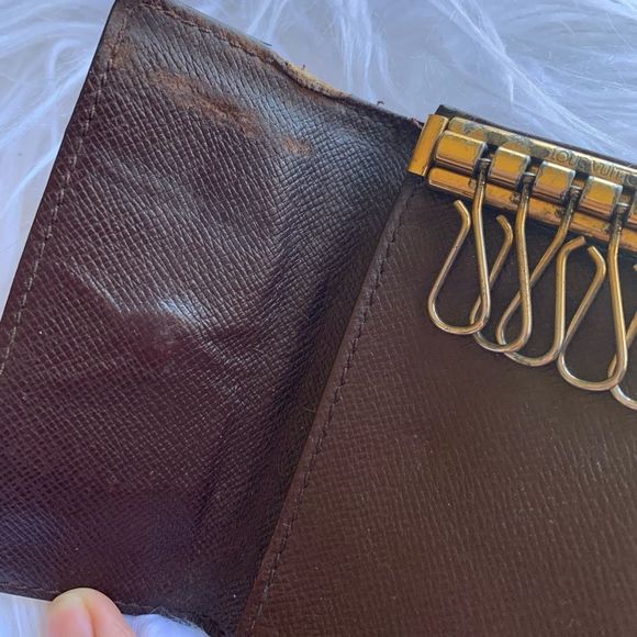 ⚜️✨ LOUIS VUITTON DAMIER EBENE 6 key Holder❤️✨⚜️ - Picture 11 of 12